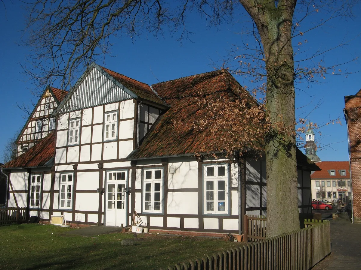 Quakenbrueck Fachwerkhaus Mit Turm