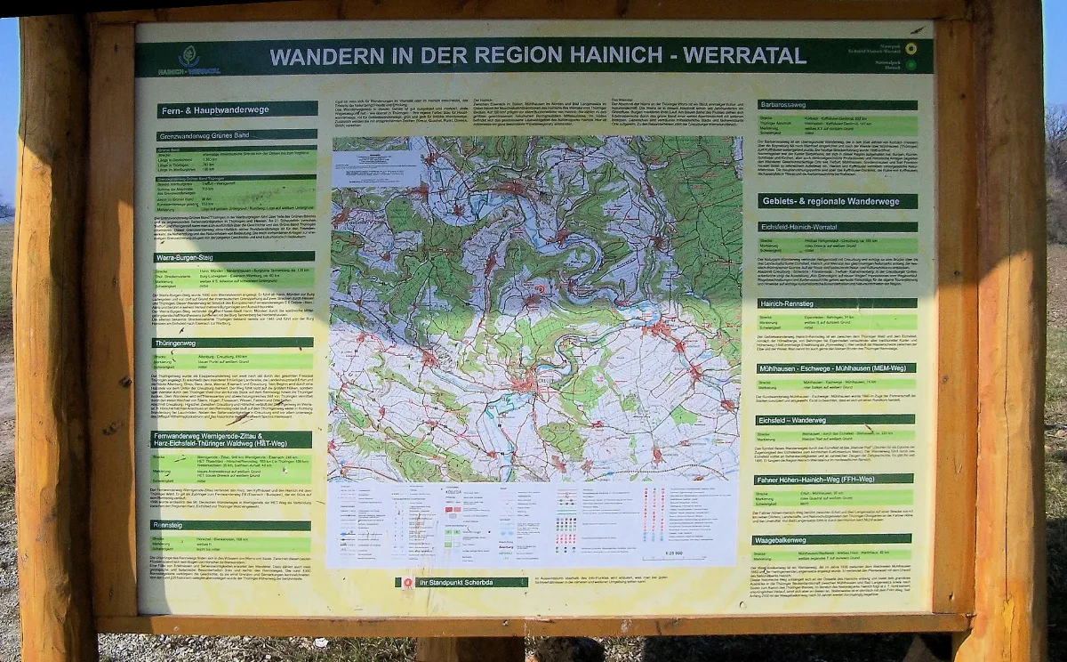 Scherbda09 Wanderwege Der Region Hainich Werratal