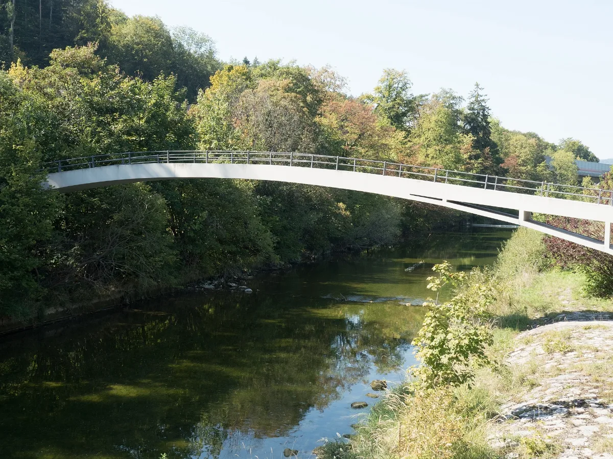 Schlosstal Brücke Über Die Töss, Winterthur Töss Zh 20180920 Jag9889