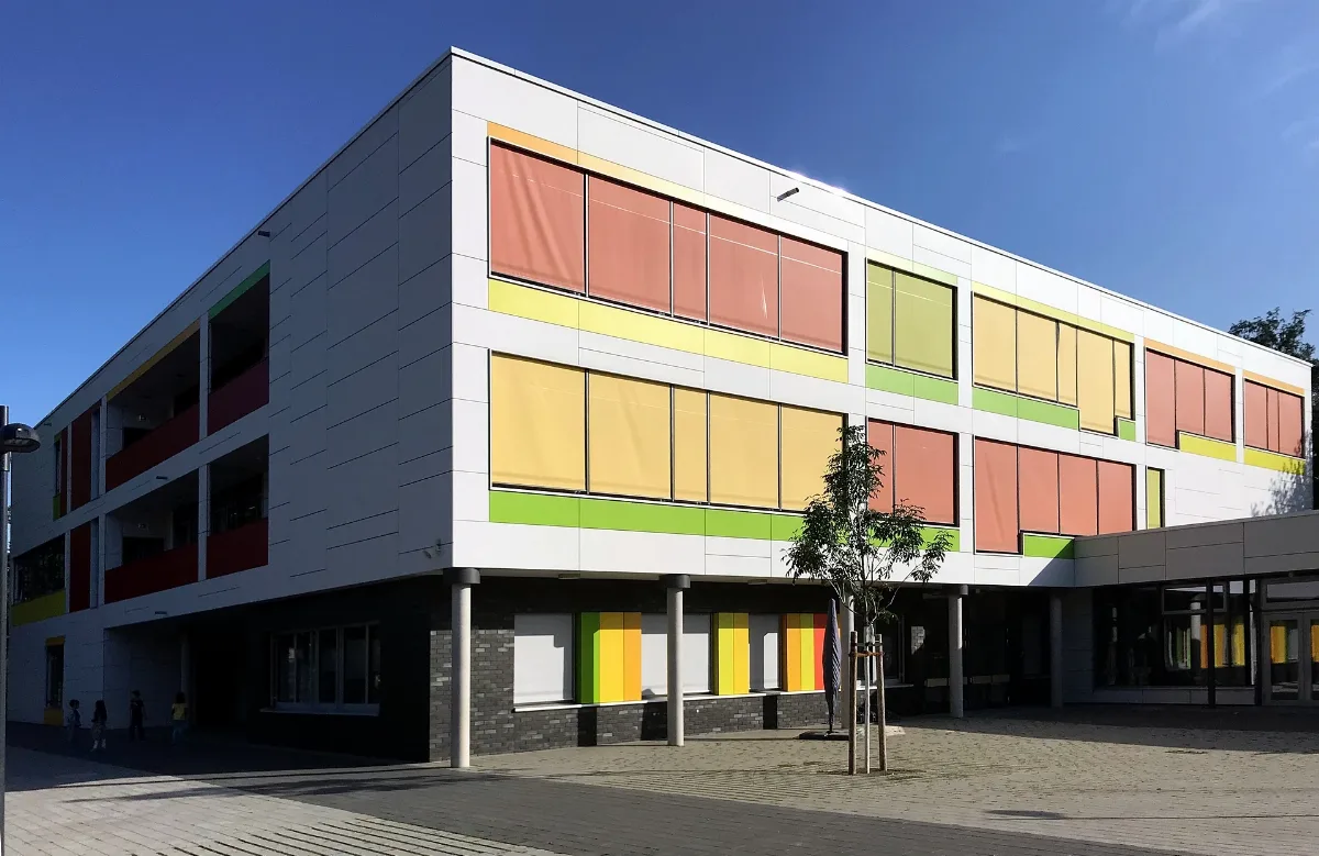 Schule Richardstraße In Hamburg, Neubau