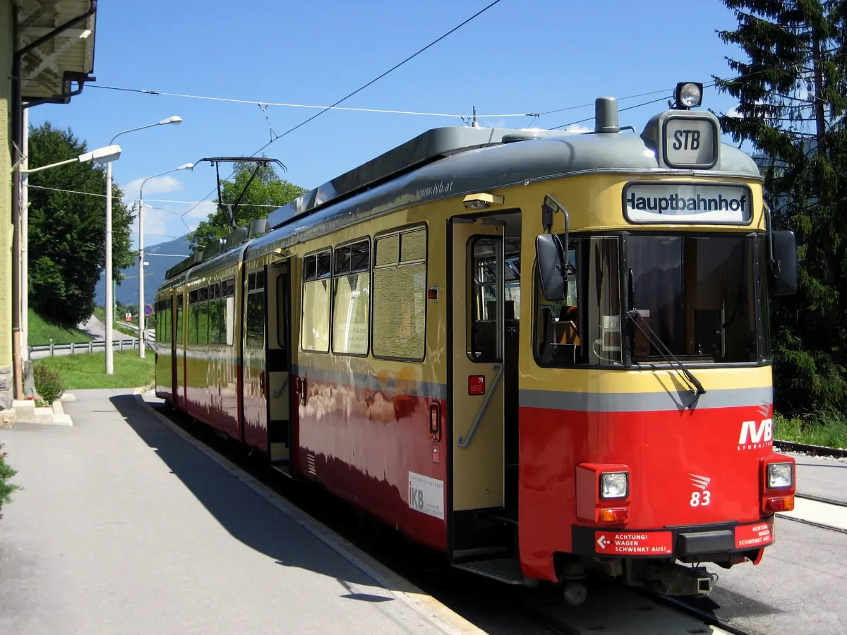 Stubaitalbahn In Fulpmes 2006 (Innsbruck, Austria)