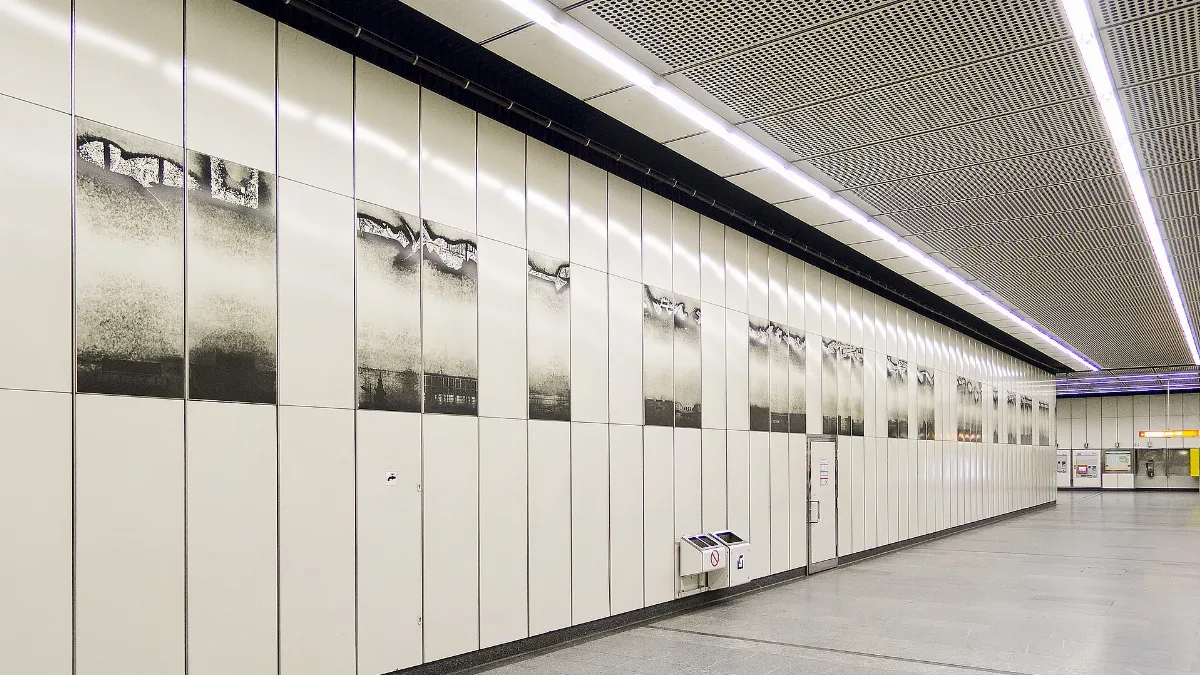 U3 Johnstraße Kunst Grafik A