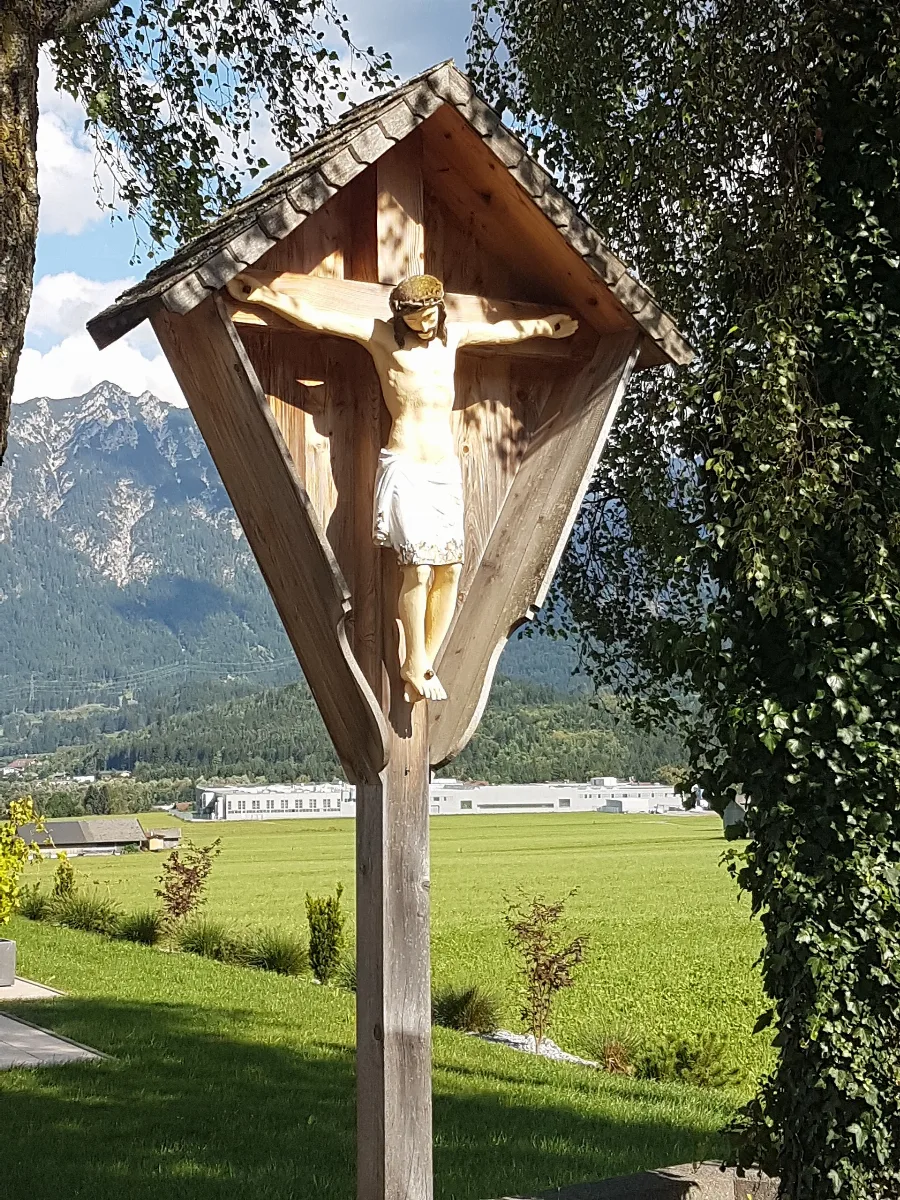 Wegkreuz Am Südlichen Rand Von Wängle Bei Reutte
