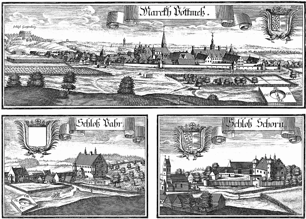 Wening M159 Baar, Schloss; Pöttmes, Schloss; Schorn, Schloss