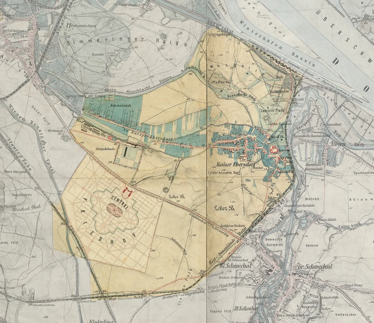 Wien Simmering Kg Kaiserebersdorf 1873 Ivg67