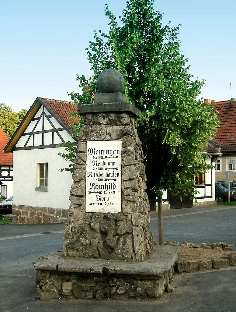 Woelfershausen Wegweiser01 07 04
