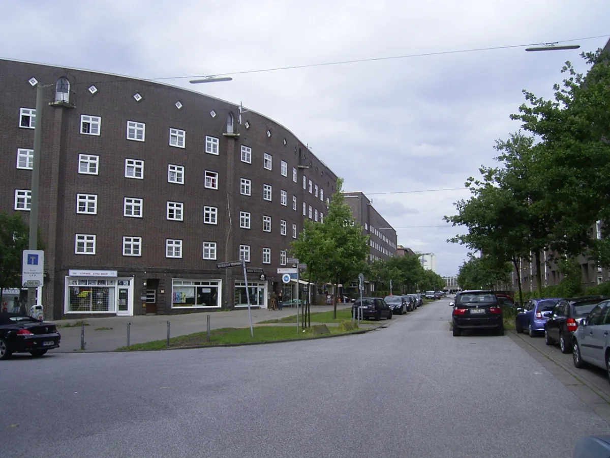 Wohnblock Veddeler Brückenstraße In Hamburg Veddel 2